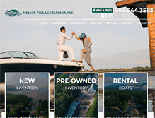 Tablet Screenshot of melvinvillagemarina.com